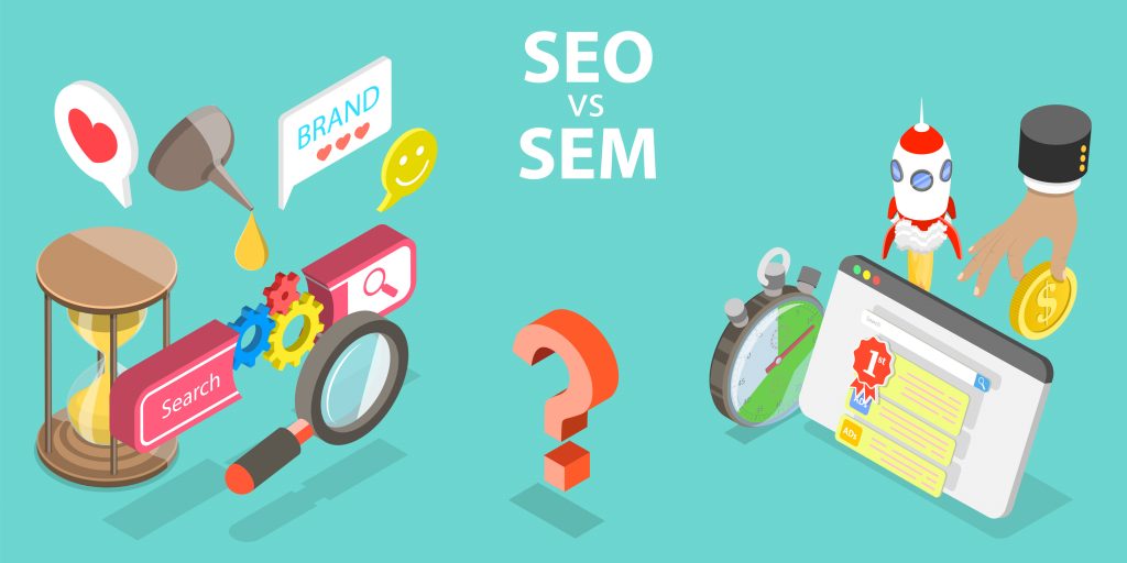 SEO vs. SEM | Mobile Marketing, LLC